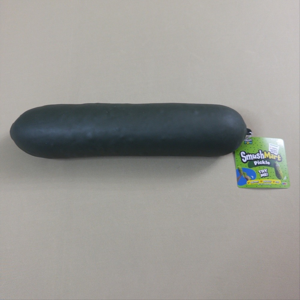 RMS International SmushMart Pickle Kids One Size Green Squishy Stress Relief Toy